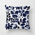 thumbnail image 1 of Blue Abstract Geometric Pillowcase Plant Cushion Cover Home Sofa Chair Decor Set, 1 of 5