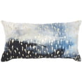 thumbnail image 1 of Blue Abstract Lumbar Pillow, 1 of 5