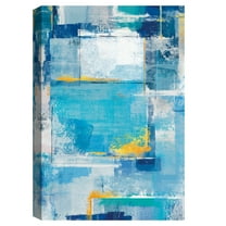 Blue Abstract by Willowbrook Fine Art Canvas Art Print