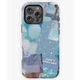 thumbnail image 1 of Blue Aesthetic Collage Photo Grid - Fun Phone M97 N7121 Phone Case for iPhone 17 16 15 14 13 12 11 Pro Max, 1 of 2