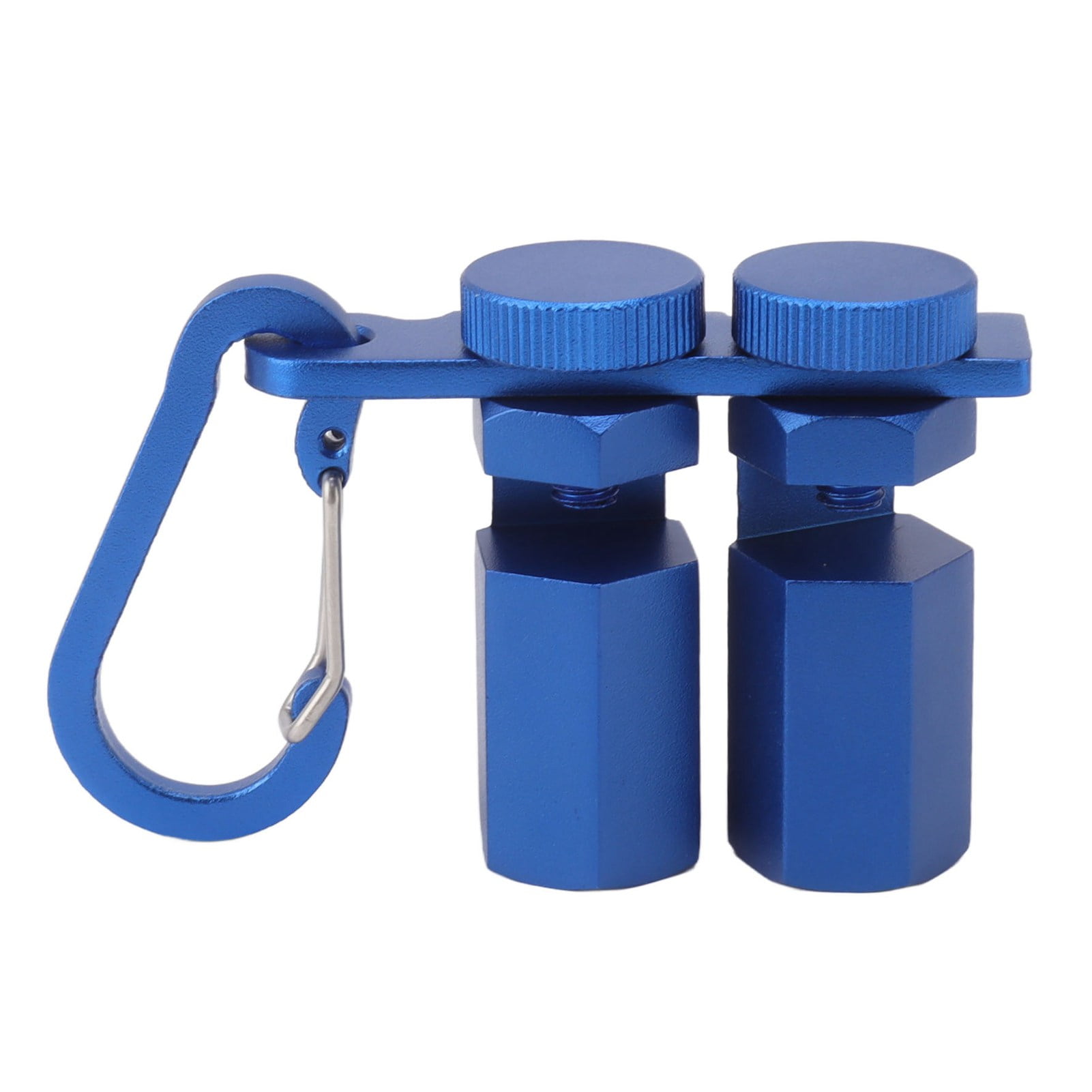 Blue Aluminium Alloy Stair Gauge Knob with Hexagonal Shape Stainless ...