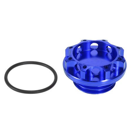 Blue Aluminum Alloy Car Auto Gas Oil Filler Plug Cover Fuel Tank Caps for Subaru