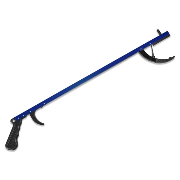 Rehabilitation Advantage Ergonomic Design 26" Grabber Tool with Magnetic Tip, Blue