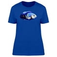 thumbnail image 1 of Blue Amazing Exotic Oscar Fish T-Shirt Women -Image by Shutterstock, Female XX-Large, 1 of 2