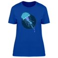 thumbnail image 1 of Blue Amazing Jellyfish T-Shirt Women -Image by Shutterstock, Female Medium, 1 of 2
