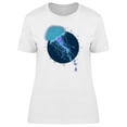 thumbnail image 1 of Blue Amazing Jellyfish T-Shirt Women -Image by Shutterstock, Female Medium, 1 of 2