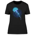 thumbnail image 1 of Blue Amazing Jellyfish T-Shirt Women -Image by Shutterstock, Female x-Large, 1 of 2