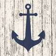 thumbnail image 1 of "Blue Anchor" Painting Print on Wrapped Canvas, 1 of 7
