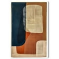thumbnail image 1 of Blue And Cream II Canvas Midcentury Abstract Wall Art by Art Remedy, Gallery Wrapped, 20" x 30", 1 of 7