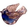 thumbnail image 1 of Blue And Gold Glass Dove Figurine, 1 of 1