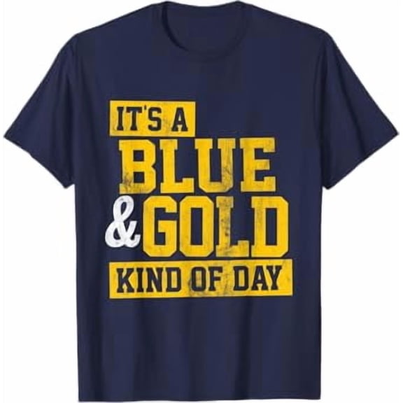 Blue And Gold Kind Of Day T-Shirt