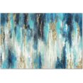 thumbnail image 1 of Blue And Gold Wall Decor Set Teal Abstract Painting Canvas Wall Art Decor Colorful Oil Painting Artwork Picture For Bedroom Living Room Bathroom Decorations Aesthetic(12'''' x 16'''' x 1 Panel), 1 of 5