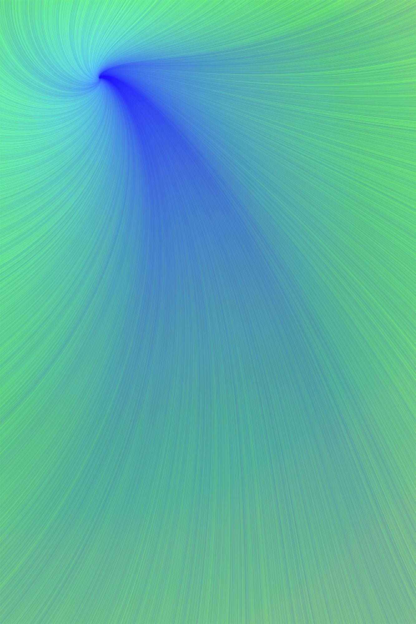Blue And Green Abstract Canvas Art - Paul Sale Design Pics (26 x 38)