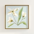 thumbnail image 1 of Blue And Green Floral Botanical Poster Grandmillennial Southern Art V30, Unframed Canvas 8x10in, 1 of 4