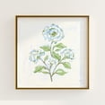 thumbnail image 1 of Blue And Green Floral Botanical Southern Wall Decor V2, Unframed Paper Poster 24x36in, 1 of 1