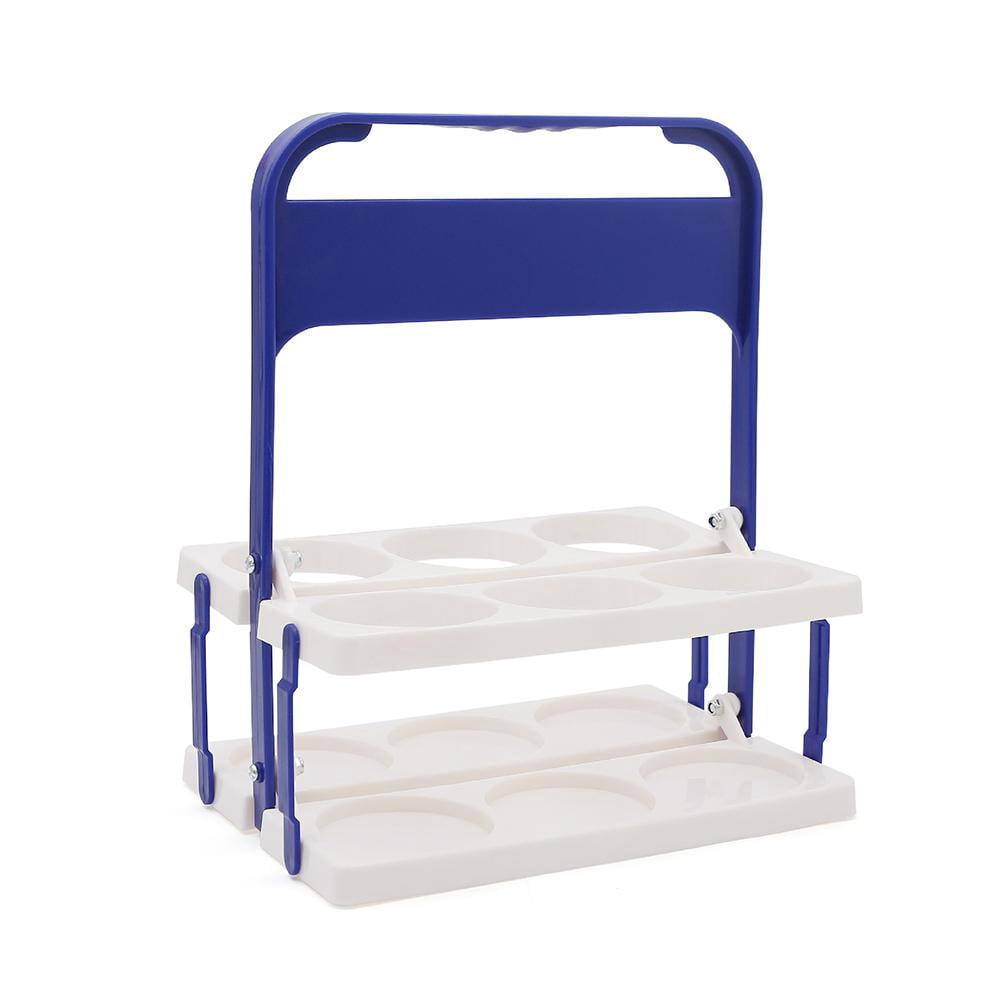 Blue And White Foldable Double Color Plastic Beer Basket Mixed Color ...