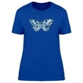 thumbnail image 1 of Blue And White Butterfly Tee Women's -Image by Shutterstock, 1 of 1