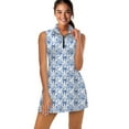 thumbnail image 1 of Blue And White Chinoiserie Flower Bow Sports Dresses Women Tennis Dress Outdoor Badminton Golf Quick-Drying And Breathable Sports Dress, 1 of 4