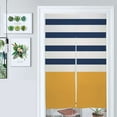 thumbnail image 1 of Blue And White Stripes With Yellow Door Curtain Nordic Living Room DoorCurtain Porch Partition Curtain Kitchen Rative Half Curtain, 1 of 4