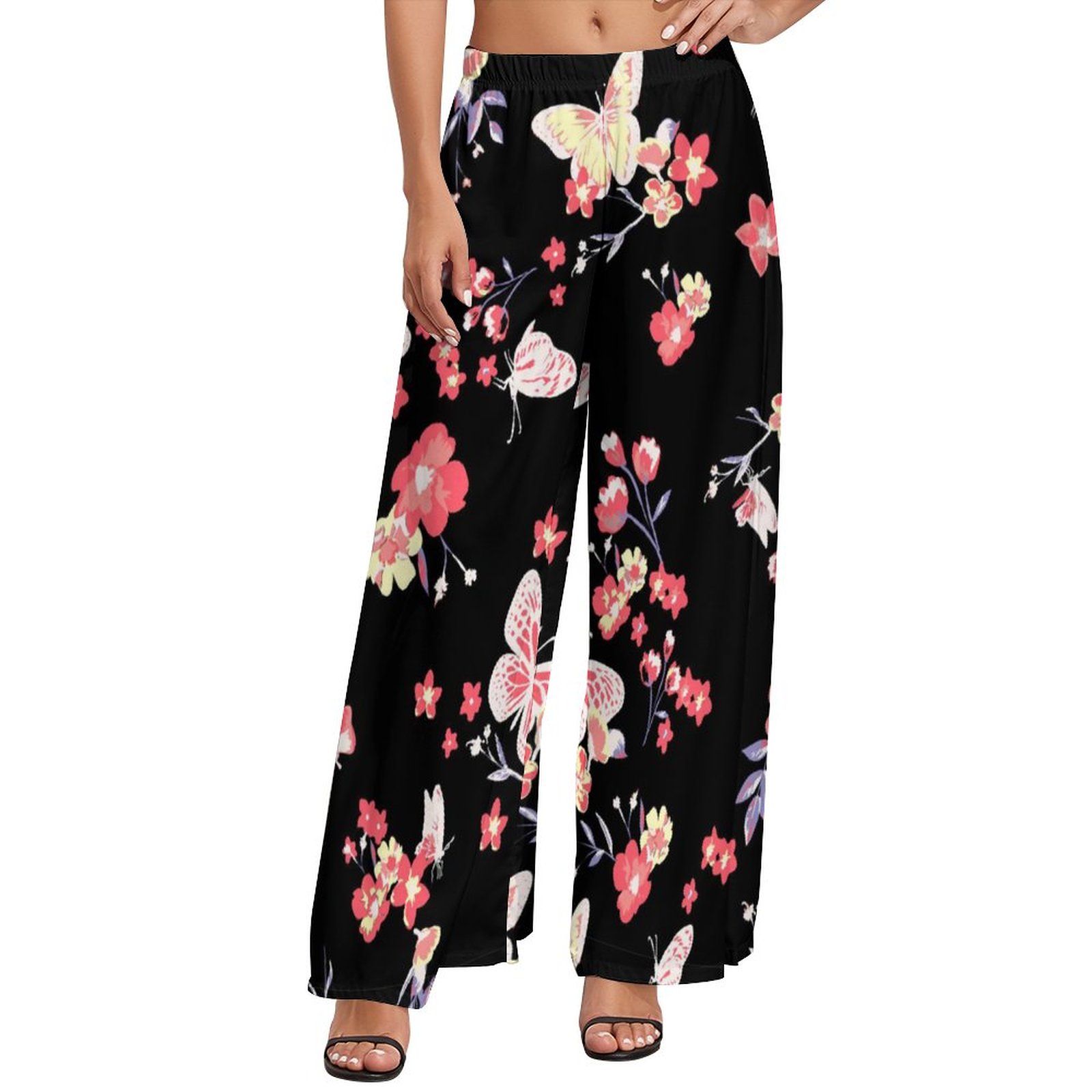 Butterfly Wool Pants– Soft Beige