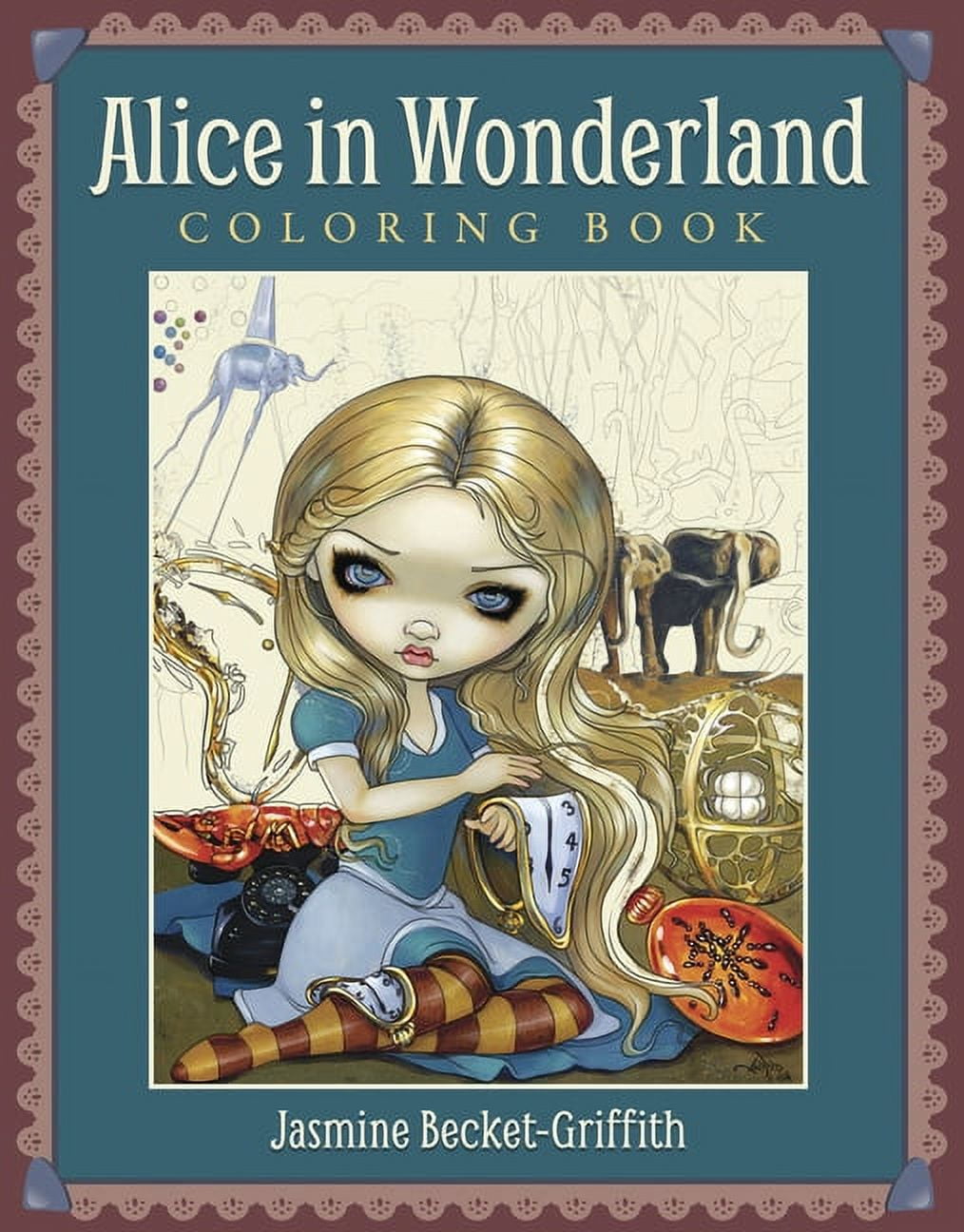 Blue Angel Alice in Wonderland Alice in Wonderland Coloring Book, (Paperback)