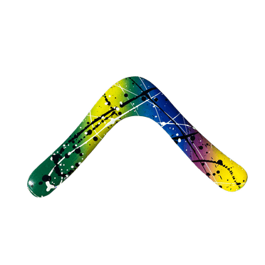 Blue Angel Colorful Boomerang