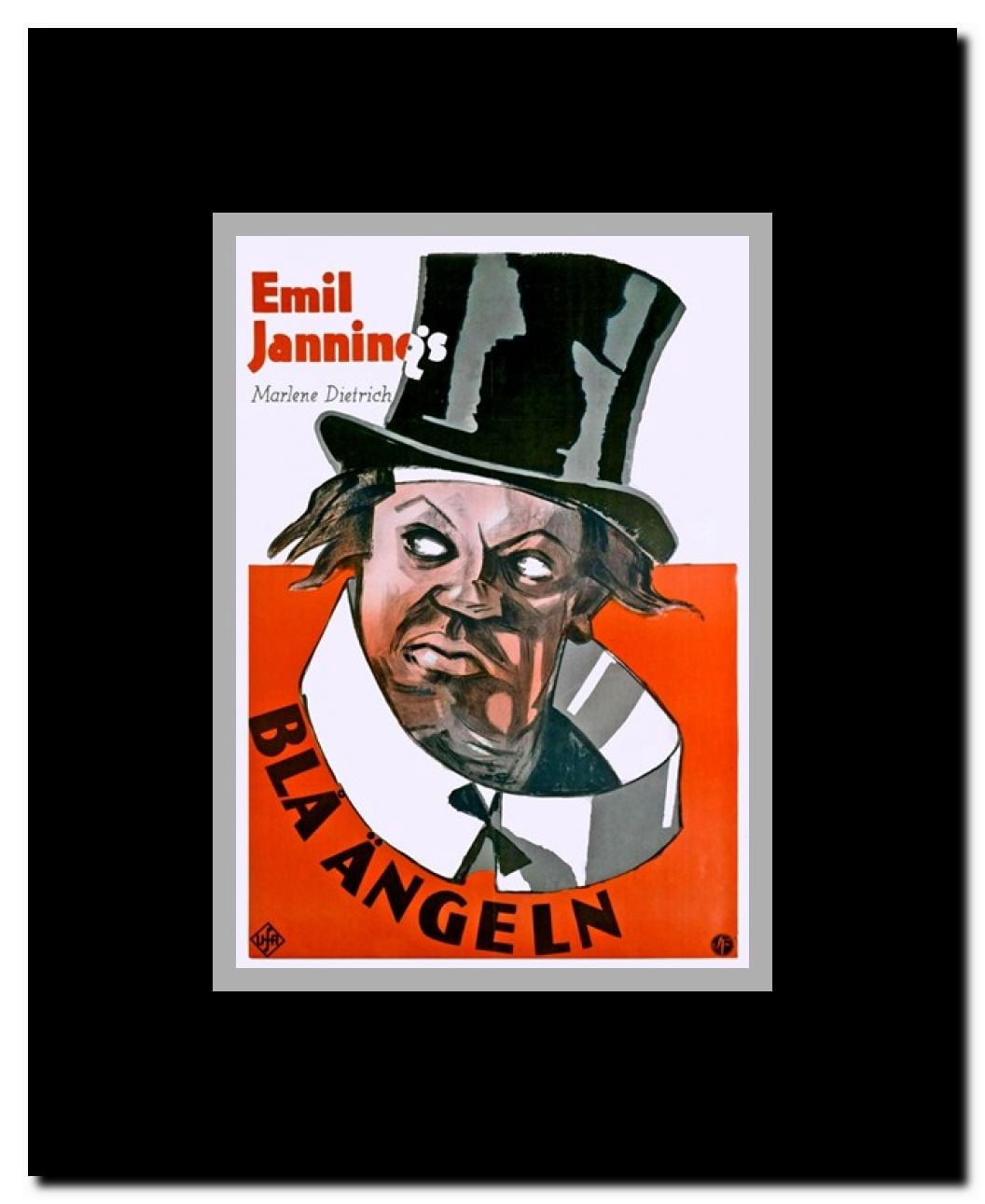 Blue Angel Framed Movie Poster