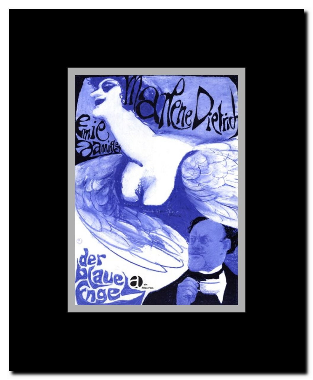 Blue Angel Framed Movie Poster