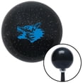 thumbnail image 1 of Blue Angry Dog Black Metal Flake Shift Knob with M16 x 1.5 Insert Shifter Auto Brody, 1 of 1
