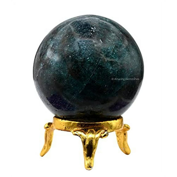 Blue Apatite Crystal Ball Sphere 2" Inches
