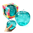 thumbnail image 1 of Blue Apple Squishy Slow Rebound Stress Ball, Clear Fruit Squeeze Fidget for Anxiety Relief, Soft Pinch Sensory for Adults Relaxation, 1 of 6
