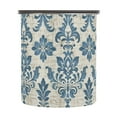 thumbnail image 1 of Blue Arab Damask Flower Airtight Coffee Bean Canister 30oz Food Storage Containers with Lids For Gournd, Tea, Sugar, Flour, Rice, Cereal, Candy Cookie Jar, 1 of 8