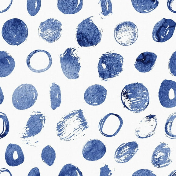 "Blue Art" Painting Print on Wrapped Canvas