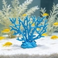 thumbnail image 1 of Blue Artificial Coral, Fish Tank Aquarium Decoration, Realistic Coral Reef Ornament for Fish Tank, Safe Hideout for Fish Shrimp Freshwater Saltwater, 3.9x3 Inch, 1 of 6
