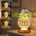 thumbnail image 1 of Blue Artificial Hydrangea Flower Lamp, 3 Color Dimmable Touch Control Night Light, Christmas Birthday Gifts for Women, Artificial Hydrangea Flower Table Lamp Decor for Bedroom Bar Coffee Shop Wedding, 1 of 15