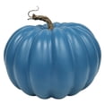 thumbnail image 1 of Blue Artificial Pumpkins, Realistic Faux Pumpkins for Fall Decor, Thanksgiving Halloween Table Pumpkin Decor, Fall Artificial Pumpkin Prop, Autumn Photo Shooting Ornament for Mantel,Blue, 1 of 6