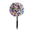 thumbnail image 1 of Blue Artificial Rose Ball Tree Ground Insert For Outdoor Wedding Fashionable Scene Arrangement Decoration Blue 23.6 Inches, 1 of 7