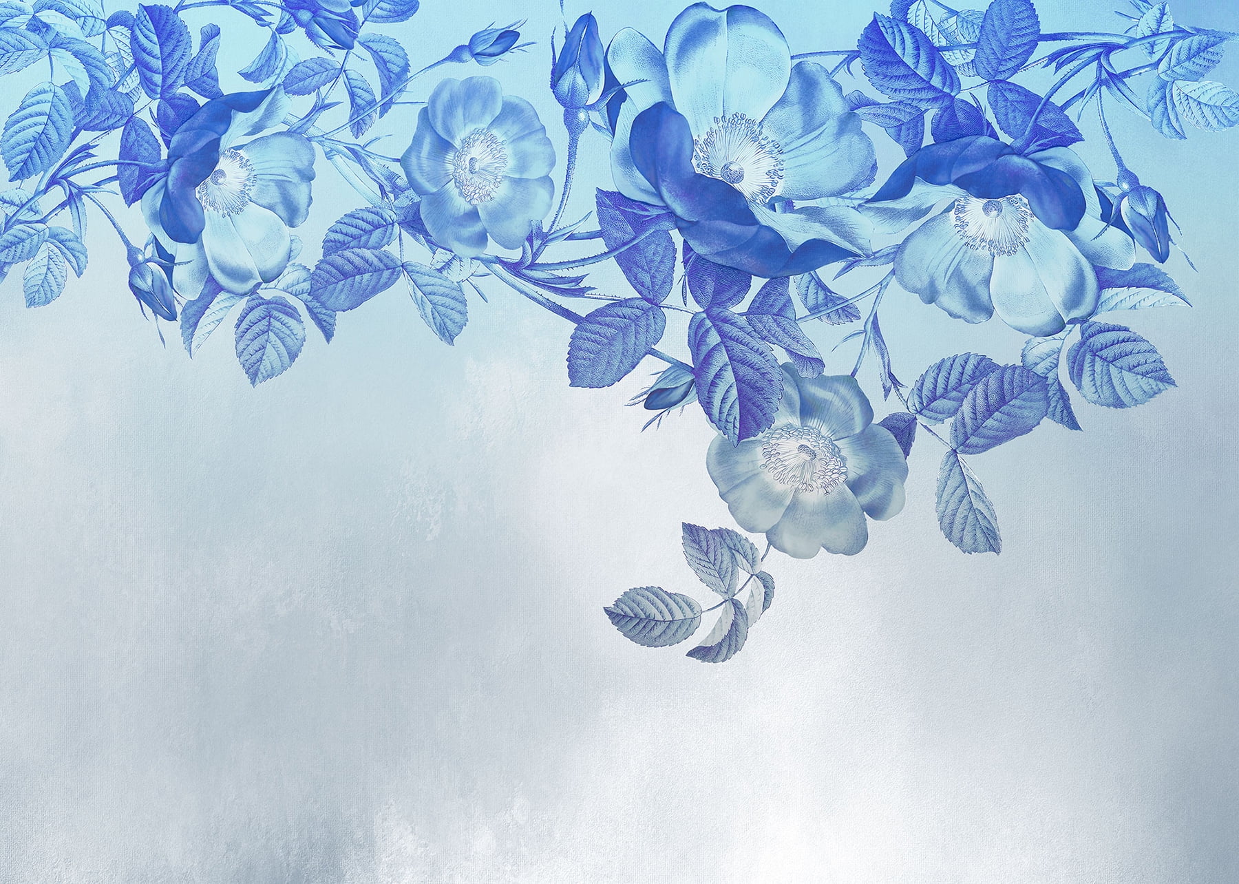 Blue Aura Wall Mural