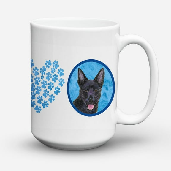Blue Australian Kelpie Coffee Mug 15 oz