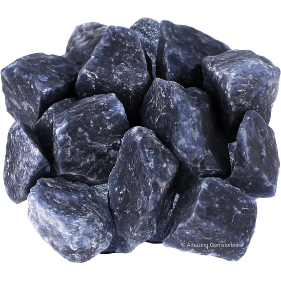 Blue Aventurine Rough Stones Natural Raw Crystals for Tumbling (5 Pieces)