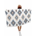 thumbnail image 1 of Blue Aztec Beach Towels Oversized Super Absorbent, Southwest Boho Tribe Abstract Geometric Art Lightweight Bath Towel Quick Dry Sets For Bathroom/Pool/Rv Camping/Beach Play/Gym Room/Picnic 35"x70", 1 of 8