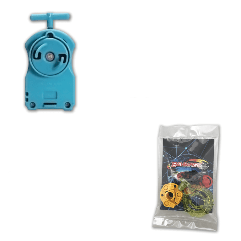 Blue BB 17 Metal Fusion Bey Battel Toy Beyblade String Launcher