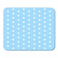 thumbnail image 1 of Blue Baby Polka Dot Pattern Polkadot White Abstract Circle Mousepad Mouse Pad Mouse Mat 9x10 inch, 1 of 3