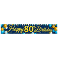 thumbnail image 1 of Blue Backdrop Banner with Golden Happy 80th Birthday Text Balloons and Star Decors Birthday Party Photography Props Birthday Decoration Party Supplies, 1 of 8