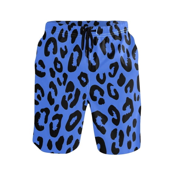 Blue Background Pattern Mens Swim Trunks Quick Dry Board Shorts ...