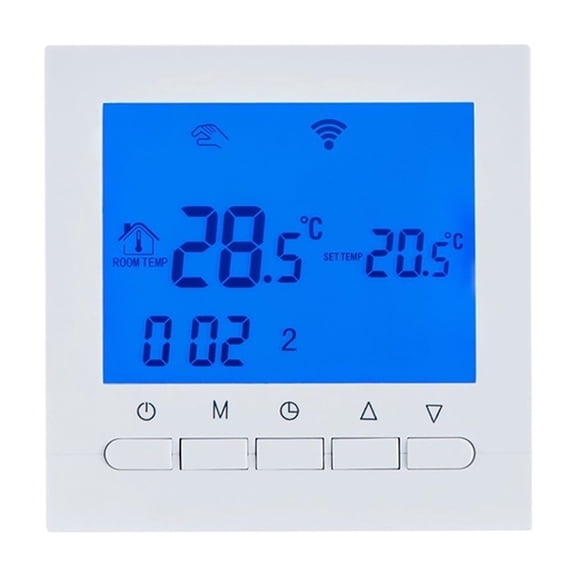 Blue Backlight Hand And Wifi Thermostat For Gas Boiler Program Energy Save Heating Temperature Regulator ,Easy to Install