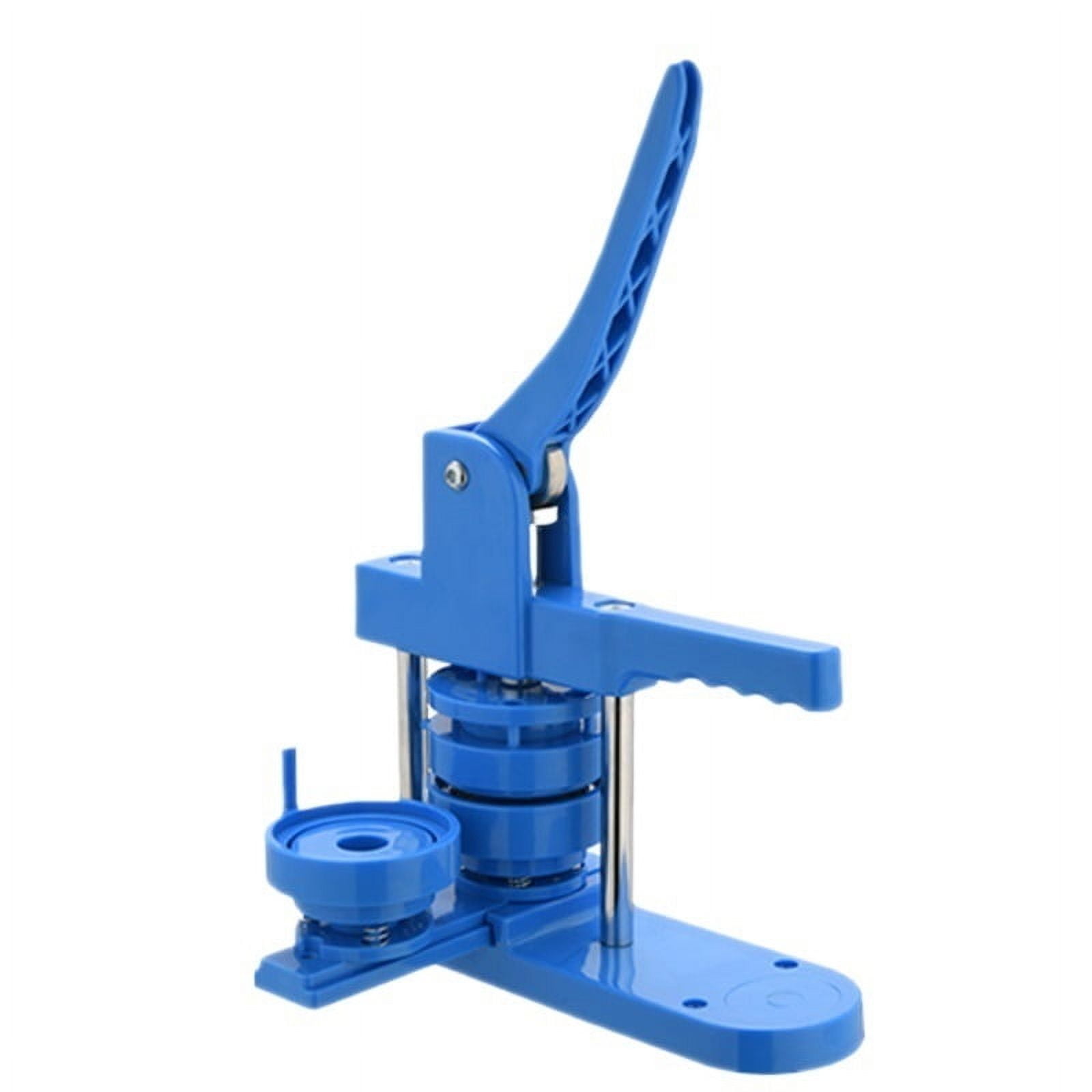 Blue Badge Button Maker Machine, 58MM Pin Badge Making Machine, DIY Pin Badge Punch Press ,Beginner-Friendly