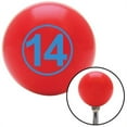 thumbnail image 1 of Blue Ball No.14 Red Shift Knob with M16 x 1.5 Insert Shifter Auto Manual Custom Brody, 1 of 1