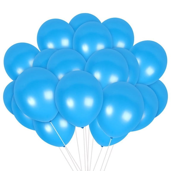 Blue Balloons - 12 Inch Latex Balloons - 36 Pack