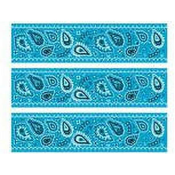 Blue Bandana Extra Large Edible Border Cake Topper